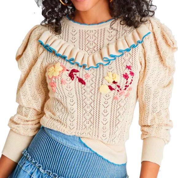 LoveShackFancy Rennley Sweater - Picture 1 of 15